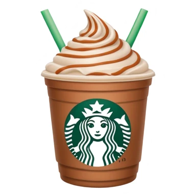 Caramel Frappuccino sticker