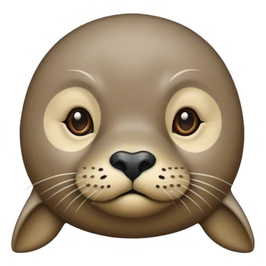 seal with unibrow sticker