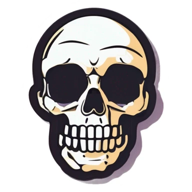 skeleton sticker