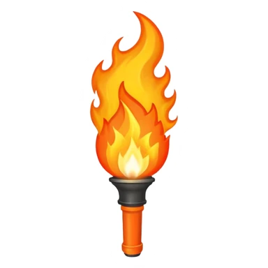 fire tourch sticker