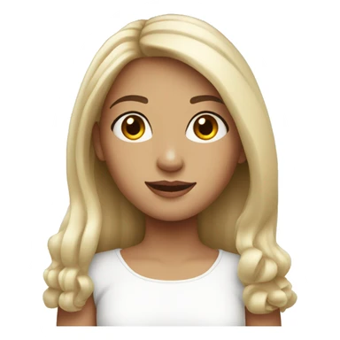 pretty girl with white iPad sticker