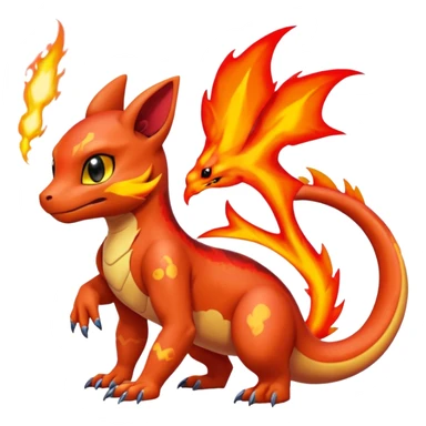 Umbreon-Charmander-Charmeleon-Guilmon-fusion sticker