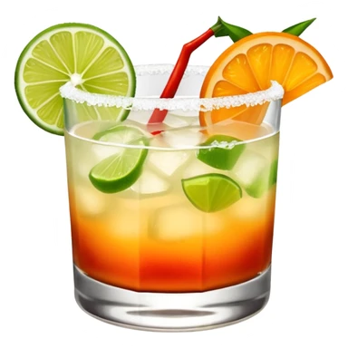 Spicy mezcal margarita sticker