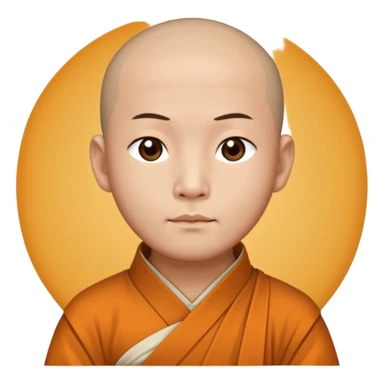 Chinese monk  sticker