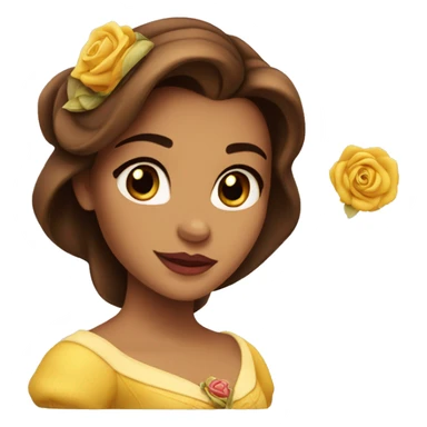 beauty and the beast belle sticker