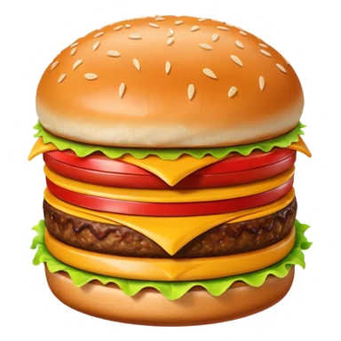 mcdonalds burger single patty sticker