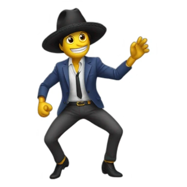 Hombre araña bailando sticker