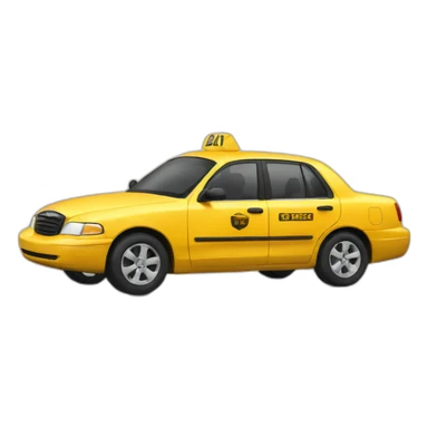 Fat taxi driver sticker