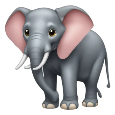 Souris sur éléphant sticker