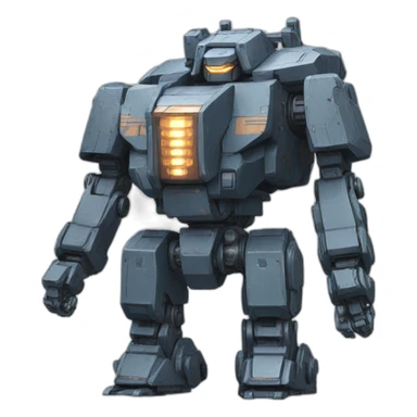 battletech-mech-thumbsup sticker