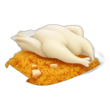  chicken rice Chinese takeout  sticker