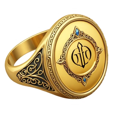 LoTR signet ring sticker