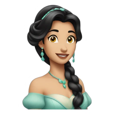 disney jasmine sticker
