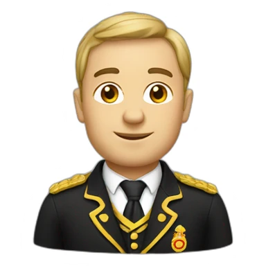 Belgian in national suit  sticker