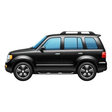 suv side view sticker