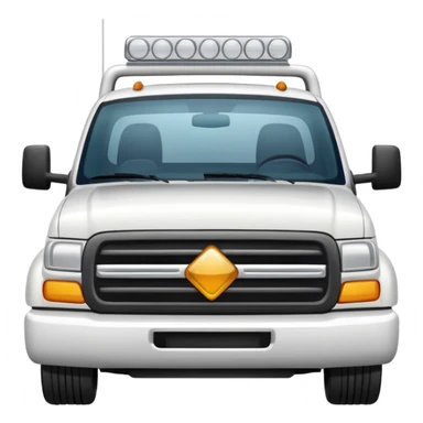 white modern pickup truck sticker