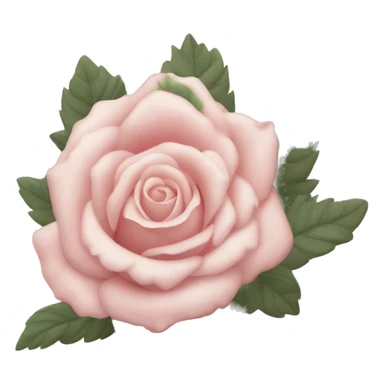 cœur rose pale  sticker