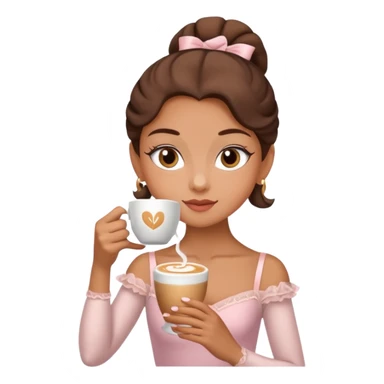 Ballerina cappuccino sticker