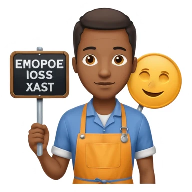 Street Sign Maker black man sticker