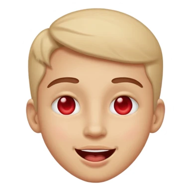 someone who is very happy with heart eyes and saliva drooling from his mouth sticker