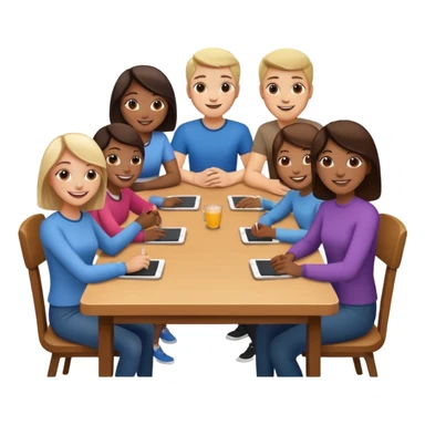 daily meeting sticker