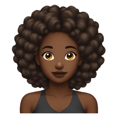 Black girl aesthetic skin care sticker