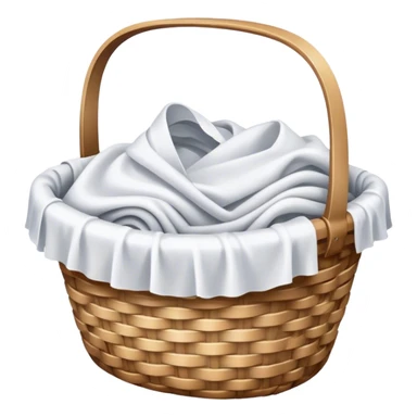 Basket of laundry sticker