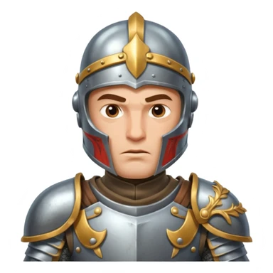 Male Knight Warrior sticker