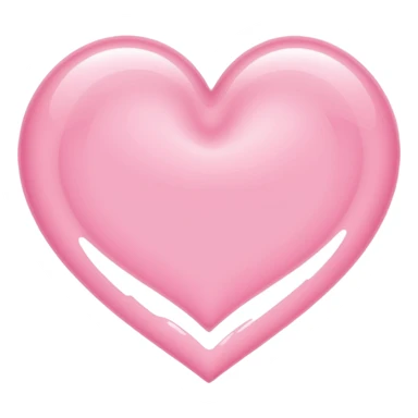 Light Pink Heart Shaped Wave sticker