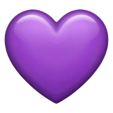 Coeur violet Normal iPhone sticker