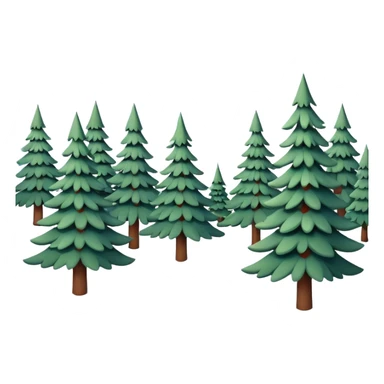 Pretty snow covered christmas scene sticker