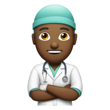 surgeon with a scalpel in his handsa surgeon with scalpl sticker