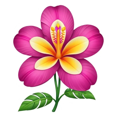 Flor hawaiana sticker