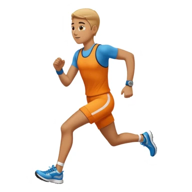 Treino de corrida sticker