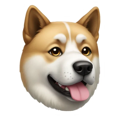 akita dog sticker
