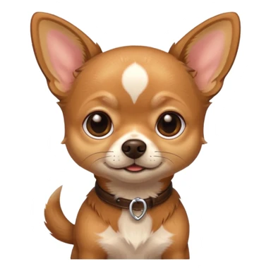 Chihuahua color café sticker