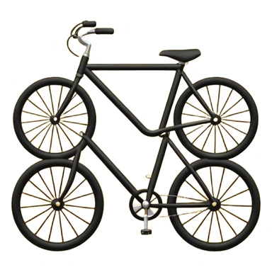 Create a Telugu Desam Party (TDP) flag emoji: bright solid yellow background, simple black bicycle icon in the center. Flat emoji style, bold colors, clean edges, no text, no gradients, no shadows. Square 1:1 ratio, transparent background, minimal and clear like a system emoji. sticker