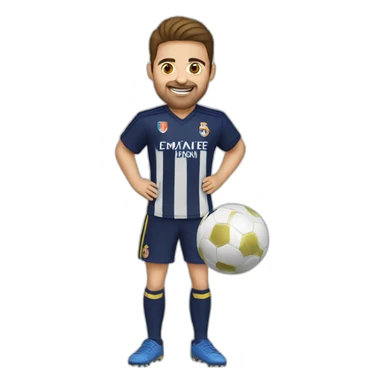 Football fan Madrid sticker