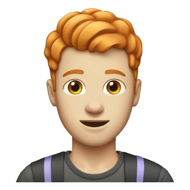 gay trans ginger with short hair sticker