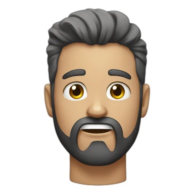 beard gay rage sticker