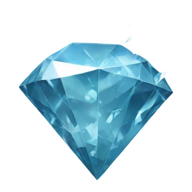 shattered diamond in many broken pieces sticker