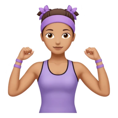 pilates lilac wristbands sticker