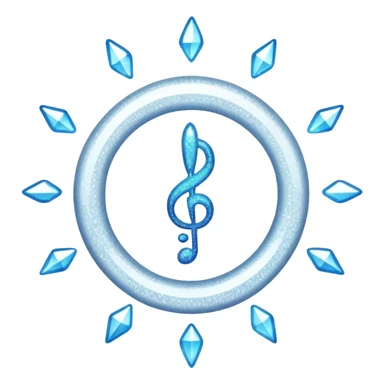 glitter white symbol of health + sticker