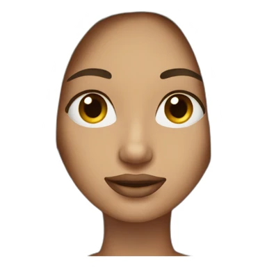 beautiful woman with long straight hair and MacBook sticker