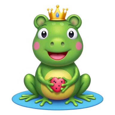 Peppa pig Frog sticker