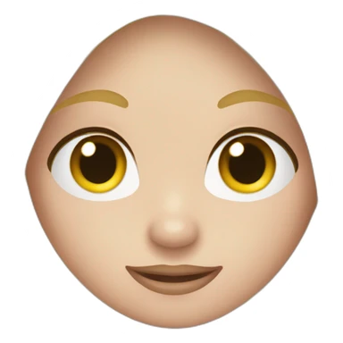 white skin girl with blonde hair showing THREE out of five fingers up on her one hand sticker