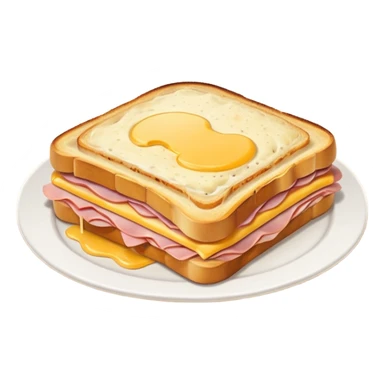 croque monsieur sticker