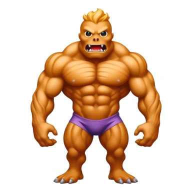 A monster that could destroy 1000 universe in 1 second and very buff full body sticker