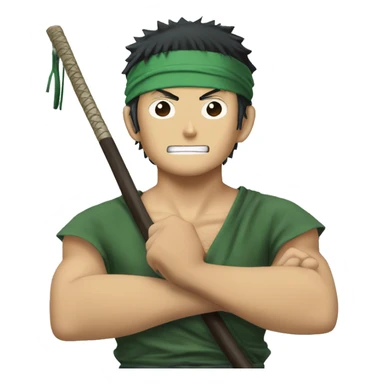 Roronoa zoro allmoods sticker