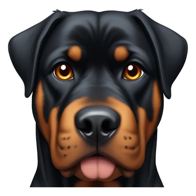 Rottweiler dog  sticker